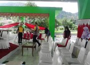 Ini persiapan  Peringatan HUT Bhayangkara ke 73 di Polres Enrekang