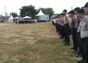 Sukseskan Puncak HUT Bhayangkara ke 73 Polres Sidrap Gelar Gladi Bersih