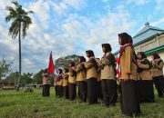 Tim Pramuka Al Urwah Scout Lantik Ramu, Rakit, Trap
