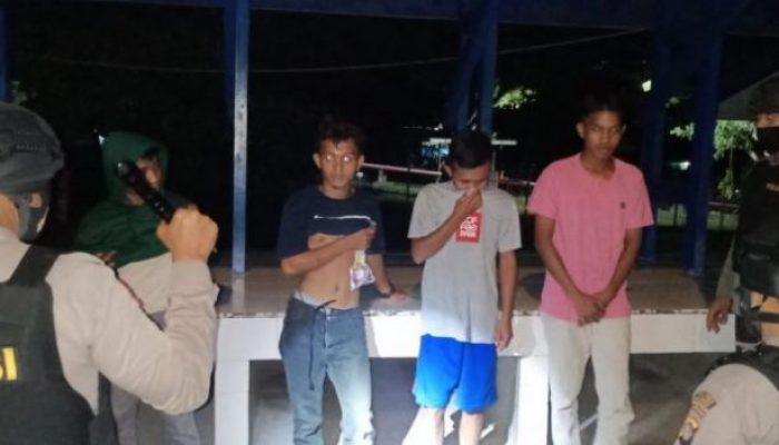 Asyik Ngelem, Empat Remaja di Banggai Diciduk Polisi