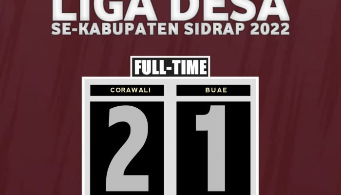Liga Desa Sidrap: Corawali Susul Polewali, Teppo, dan Allakkuang ke Semifinal