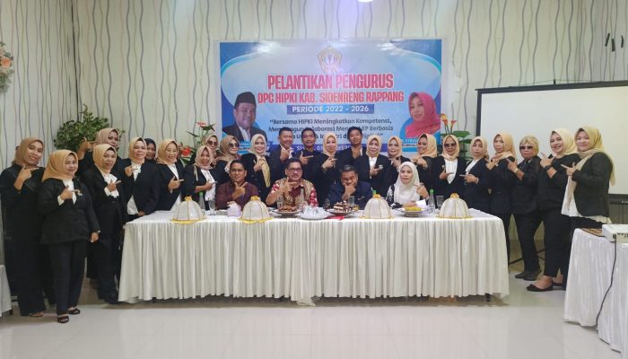 Pengurus DPC HIPKI Sidrap Periode 2022-2026 Dilantik