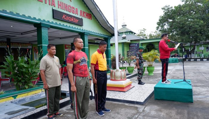 Kodim 1420 Gelar Olah Raga Bersama Dengan Forkopimda Sidrap