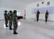 Dandim 1420 Pimpin Acara Korps Raport Pelepasan Personel MPP, Pindah Satuan dan Masuk Satuan