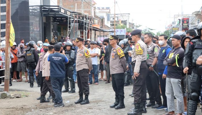 Kapolres Sidrap Pimpin Langsung Pam Eksekusi Pengosongan Objek Sebidang Tanah