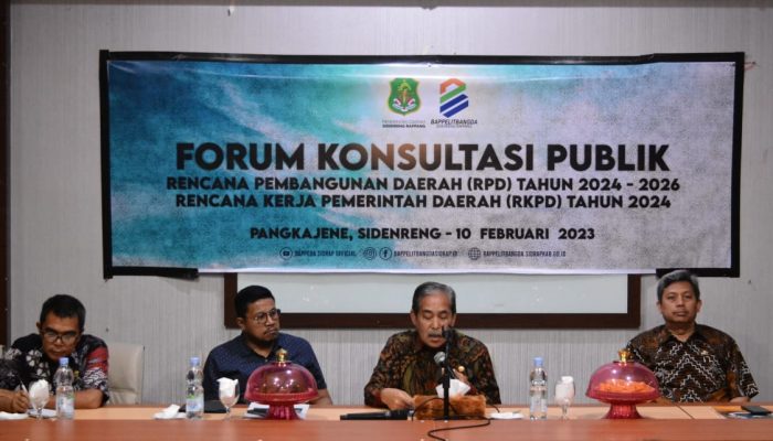 Dollah Mando Buka Forum Konsultasi Publik Rancangan RPD dan RKPD