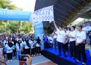 Semarakkan HUT Kementrian BUMN, PT Semen Tonasa Gelar Jalan Sehat Bersama Masyarakat Pangkep