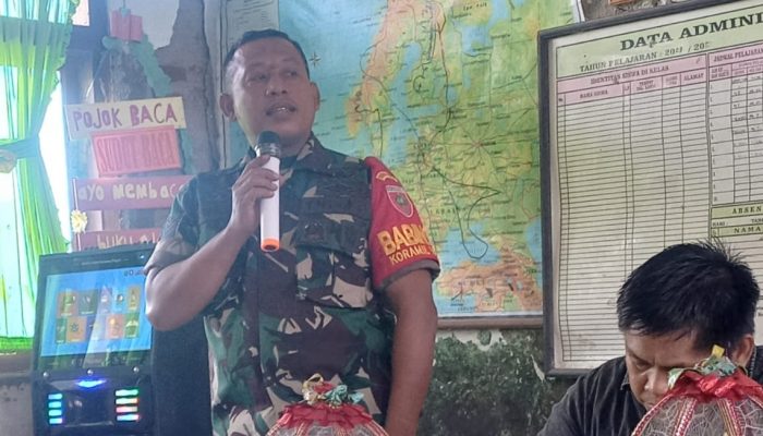 Ajang Silaturahmi, Babinsa Koramil 1405-05/ Mallusetasi Desa Bojo Hadiri Rapat Pembentukan Komite