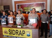 Jelang Ramadan, Polres Sidrap Amankan 44 Pelaku Narkoba dan 641,9 Gram Sabu