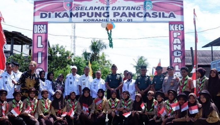 Dandim 1420 Sidrap Resmi Canangkan Desa Lise Sebagai Kampung Pancasila