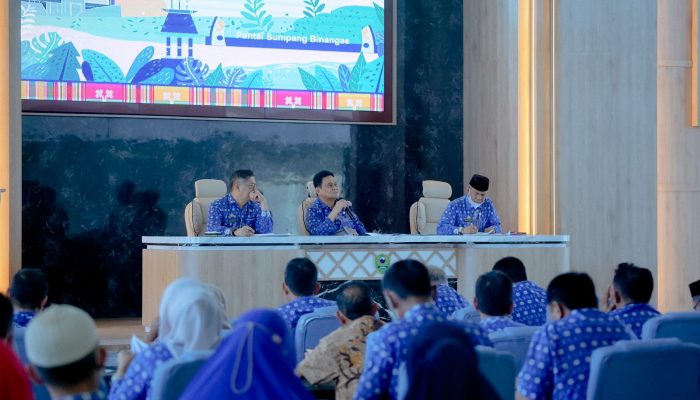 Gelar Rakor Monev Pelaporan Pelaksanaan Pembangunan Daerah, Begini Pemaparan Bupati Barru
