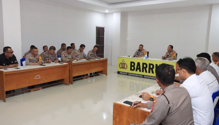 Rapat Analisa Dan Evaluasi, Begini Penekanan Kapolres Barru