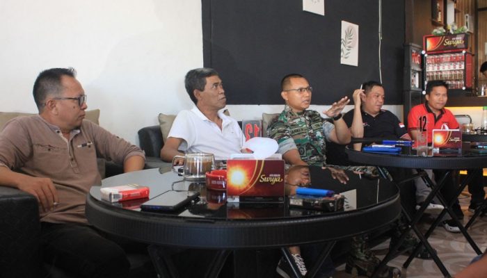 Silaturahim dengan Jurnalistik, Dandim 1420 Sidrap: Mari Kita Jaga Sinergitas
