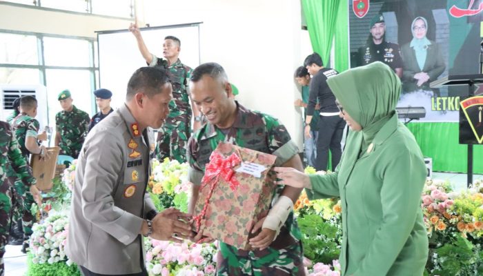 Kapolres Sidrap bersama Dandim Kompak Hadiri Lepas Sambut Danbrigif 11/Balik Sakti Parepare