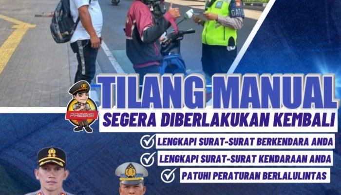 Polres Sidrap Akan Berlakukan Tilang Manual