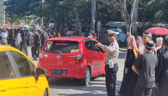 Kapolres Sidrap Turunkan Personil Amankan Pawai Sambut Tahun Baru Islam 1 Muharram 1445 H
