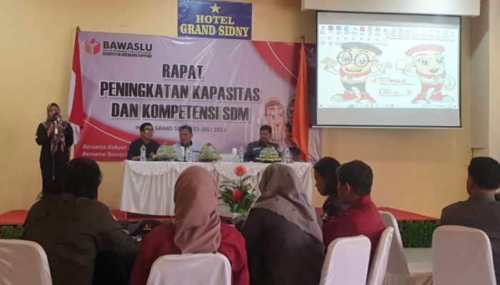 Bawaslu Sidrap Gelar Peningkatan Kapasitas dan Kompetensi SDM