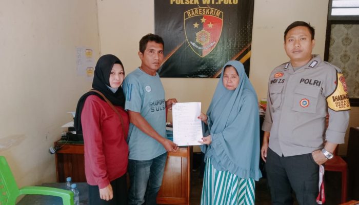 Polsek Watang Pulu Mediasi RJ Kasus Tipiring 