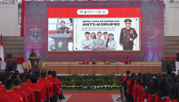 Kajati Sulsel Bawakan Kuliah Umum di Unhas, Tentang Generasi Anti Korupsi