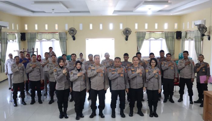 Tim Biro SDM Polda Sulsel Kunjungi Polres Sidrap