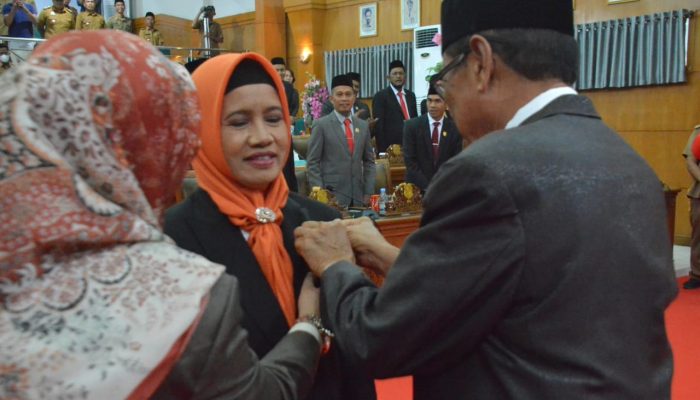 Paripurna Pelantikan PAW, Rahmatiah Benteng Resmi Jabat Anggota DPRD Sidrap