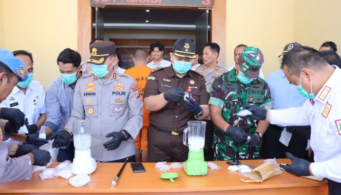 KBN Mappadeceng Hadiri Pemusnahan, Berikut Rincian Hasil Operasi Pekat Lipu