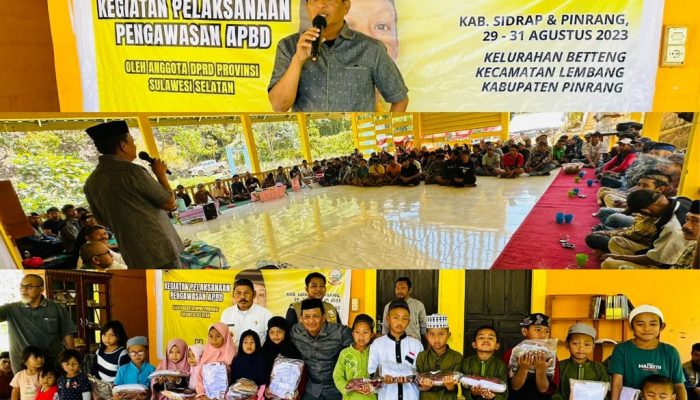 Dikunjungi H. Zulkifli Zain, Warga Kampung Muallaf Darussalam Pinrang Sangat Bahagia