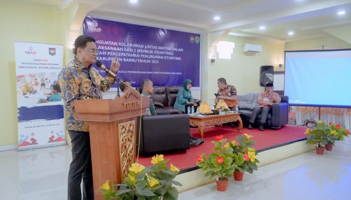 Bupati Barru Buka Kegiatan Rembuk Stunting Tingkat Kabupaten Barru Tahun 2023