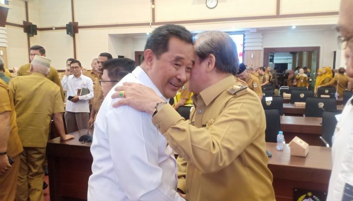 Bupati Sidrap Saksikan Pengukuhan Muhammad Risbiantoro Sebagai Kepala BPKP Sulsel