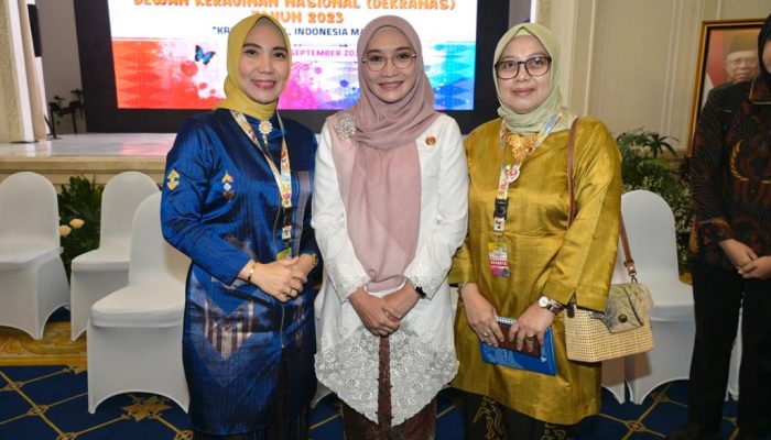 Sofha Marwah Bahtiar Hadiri Rakernas Dekranas di Sekretariat Wakil Presiden