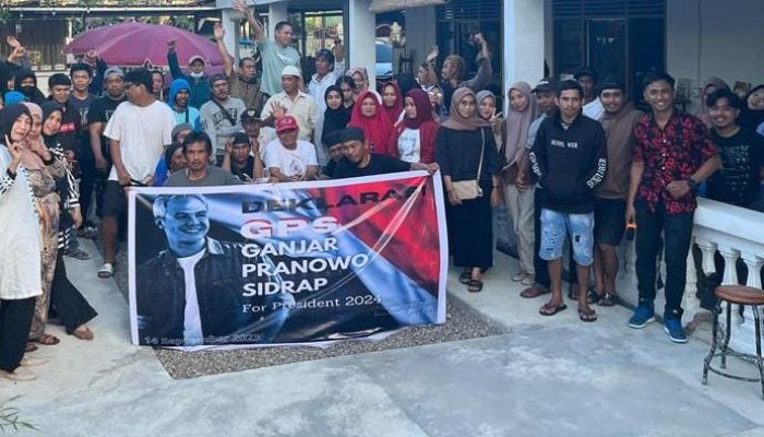 Sejumlah Warga Deklarasi Ganjar Pranowo Sidrap