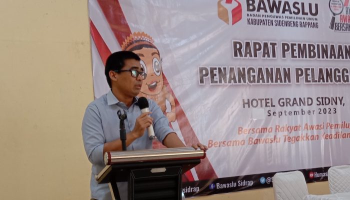 Hadapi Pemilu 2024, Bawaslu Sidrap Gelar Pembinaan Penanganan Pelanggaran