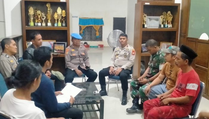 Jaga Kamtibmas Pilkades, Personel Polsek Pitu Riase Laksanakan Patroli 