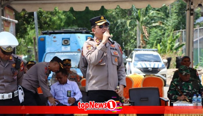 Polres Enrekang Gelar Simulasi Sispamkota Dalam Rangka Kesiapan Pengamanan Pemilu 2024
