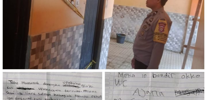 Geger Santri Tewas di dalam WC, Kapolres Sidrap: Korban Murni Gantung Diri