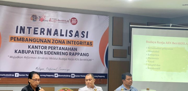 BPN Sidrap Gelar Zona Integritas di Nagoya Play Caffe