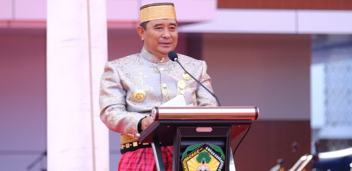 Hadiri HUT Gowa Ke-703, Pj Gubernur Sulsel Puji Kemesraan Bupati dan Wakil Bupati Gowa