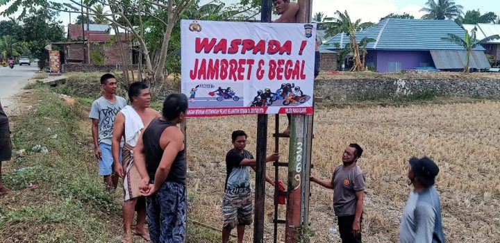 Isu Jambret dan Begal Hantui Warga, Polisi Lakukan Patroli Rutin