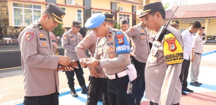 Operasi Gaktikblin, Bid Propam Polda Sulsel Kunjungi Polres Sidrap