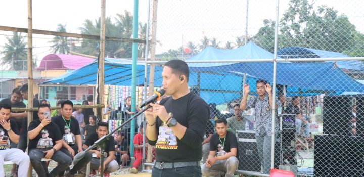 Kapolres Sidrap Resmi Buka Kejuaraan Bola Voli Putra Kapolsek Dua Pitue Cup I