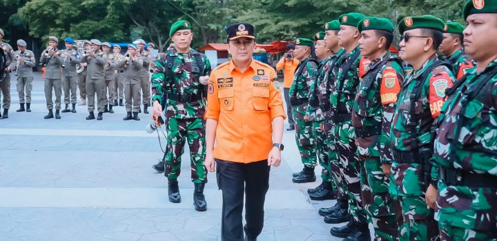 Pj Gubernur Agus Fatoni Pimpin Apel Kesiapsiagaan Penanggulangan Bencana