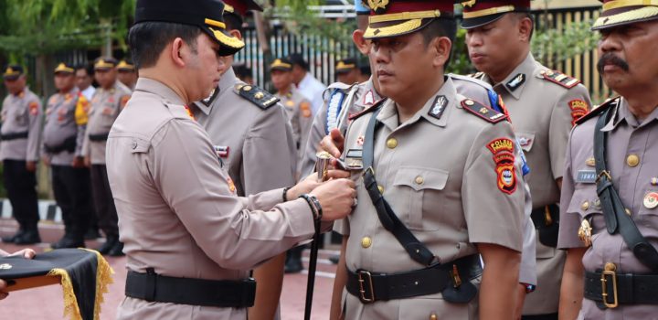 Kapolres Enrekang Pimpin Sertijab Wakapolres, Empat Pejabat Utama Polres dan Satu Kapolsek