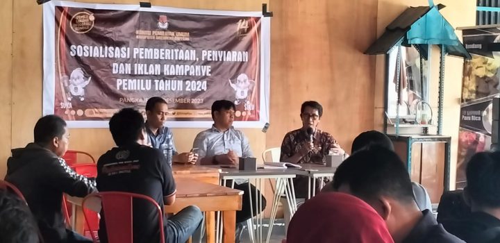 Melalui Media Gathering, KPU Sidrap Gelar Sosialisasi Pemilu Melalui Pemberitaan dan Iklan Kampanye