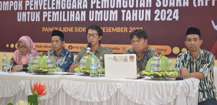 KPU Sidrap Bimtek Persiapan Pembentukan KPPS Pemilu 2024