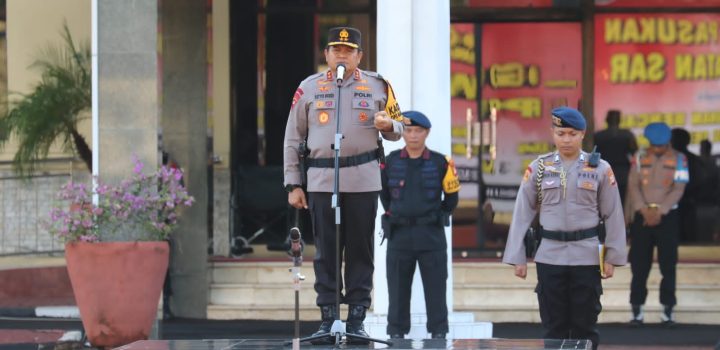 Siaga Bencana, Kapolda Sulsel Pimpin Apel Gelar Pasukan dan Pengecekan Peralatan SAR