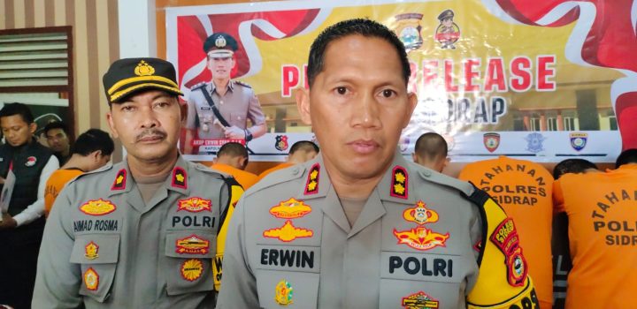 Polres Sidrap Rilis 5 Kasus, Seorang Tersangka Curi Emas dan “Awo Siduppa”