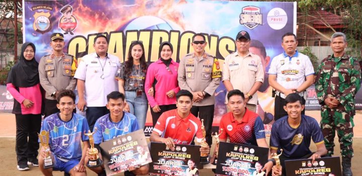 Turnamen Bola Voli Putra Kapolres Sidrap Cup II Berakhir