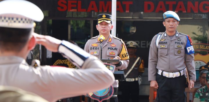 Persiapan Pengamanan Natal dan Tahun Baru 2024, Polres Enrekang Apel Gelar Pasukan Ops Lilin