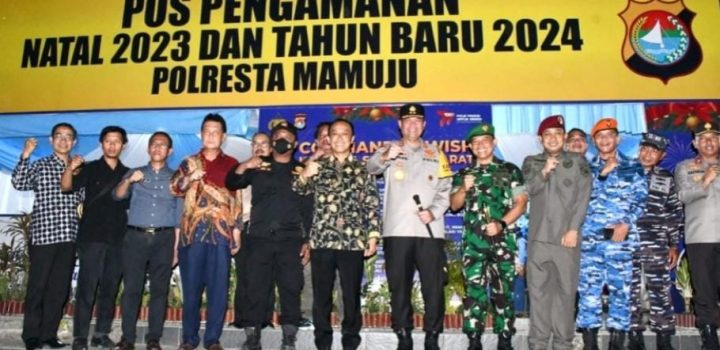 Jaga Kondusifitas Wilayah, Pj Gubernur Sulbar, Zudan Bersama Forkopimda Pantau Pos Pengamanan Natal dan Tahun Baru
