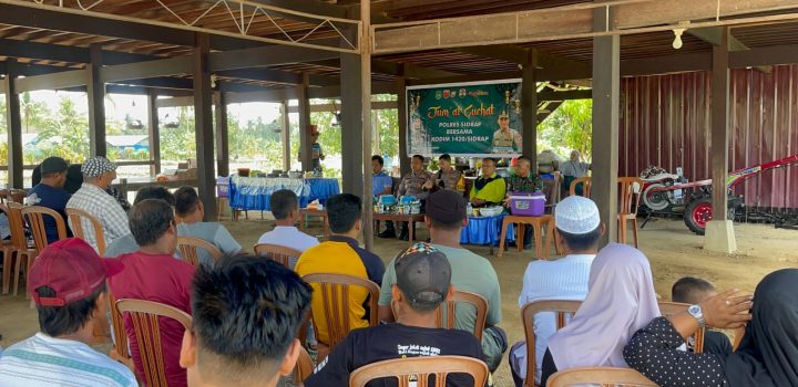 Wakapolres Sidrap Pimpin Jumat Curhat di Baranti